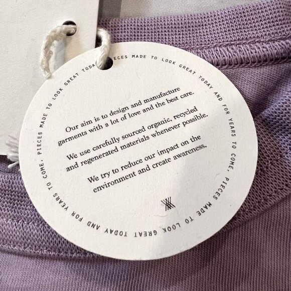 🆕NWT Repose AMS Organic Cotton Lilac Tee - Picture 5 of 10